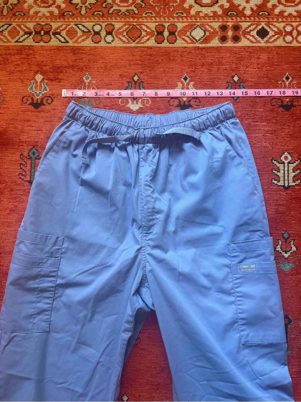 Men’s Cherokee Light Blue scrub set - medium bottoms